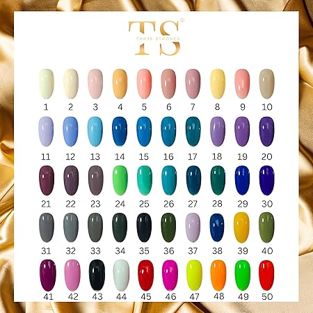 GV189 THR3E STROKES Professional UV Gel Nail Polish, HEMA-FREE Lasts Upto 21 Days, Super Glossy Finish, Non-Chipping, Non-Smudging, Quick Drying Nail Polish,15 ml (15ML)