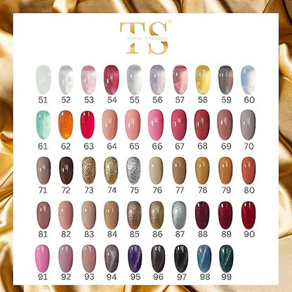 GV189 THR3E STROKES Professional UV Gel Nail Polish, HEMA-FREE Lasts Upto 21 Days, Super Glossy Finish, Non-Chipping, Non-Smudging, Quick Drying Nail Polish,15 ml (15ML)