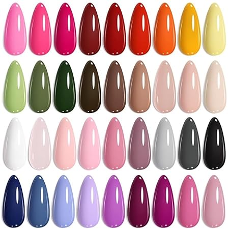 GV195 THR3E STROKES 36 Colors NailArt Polish, Gel Paint Nail Kit, Gel Paint for Nails Art for Nails DIY Nail Art Design (TS 36)