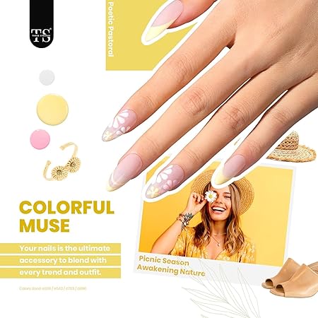 GV195 THR3E STROKES 36 Colors NailArt Polish, Gel Paint Nail Kit, Gel Paint for Nails Art for Nails DIY Nail Art Design (TS 36)
