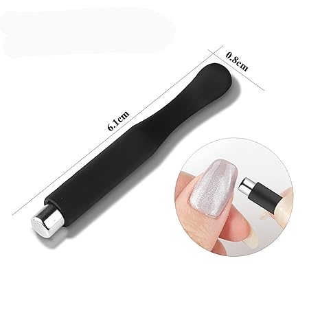 GV202 THR3E STROKES 15Pcs Nail Magnet Set Cat Eye Gel Nail Polish Magnet Wand Magnetic Nail Polish Cat Eye Magnet for Nails Cat Eye Magnets Sticks Nail Design Tools Nail Art Accessories