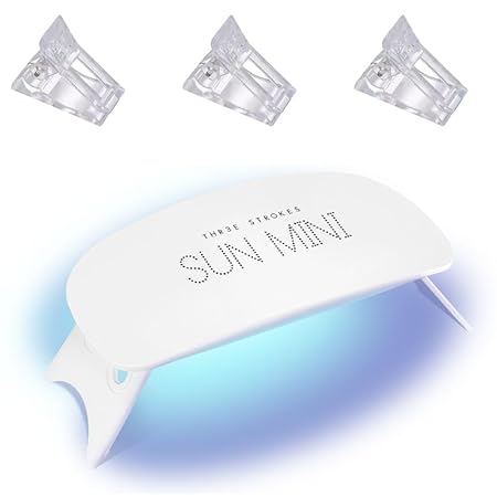 GV205 THR3E STROKES Poly Gel Nail Kit: PolyGel with Slip Solution Mini U V Nail Light Poly Nail Gel Kit for Beginners with Everything Extension ( MINIMUM 180S TO DRY) (JADE KIT)