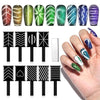 GV229 THR3E STROKES Cat Eye Magnet Set for Nails, 10 Pieces, Magnetic Wand for Gel Polish, DIY Nail Art Tools
