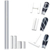GV237 THR3E STROKES 5 Pieces Cat Eye Nail Magnet for Magnetic Gel Polish - Wood Stick Design Tool for DIY Home, Salon, Studio (5PCS SET)
