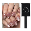 GV255 THR3E STROKES Glossy Finish 1 Pcs Nail Art Magnet Set, Super Strong Cylinder & Heart Magnets for Magnetic Nails, 9D Galaxy Cat Eye Nail Art, Magnetic Nail Polish, 1 Ml