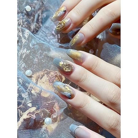 GV265 THR3E STROKES Chrome Gel Nail Polish, 8ml Metallic Gel Nail Polish, Gold 3D Metal Painting Gel for Nail Art Soak off UV/LED Glossy Mirror Effect Nail Glue Gel for Home Salon DIY Manicure