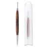 GV302 THR3E STROKES Double Ended Nail Art Sculpting Pen Versatile Gel Polish Brush for Detailed Designs Tips for Precision Control Nail Decor Tool for Professionals and DIY (DUAL 3D BRUSH)