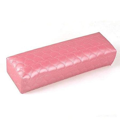 GV304 THR3E STROKES Nail Pillow Hand Rest for Nails, PU Leather Nail Armrest Detachable Manicure Hand Pillow Cushion Nail Art Accessories Tool for Nail Art Supplies (Women) (PINK)