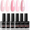 GV314 THR3E STROKES Gel Nail Polish Set - 6 Colors Gel Polish Glitter Gel Polish Sparkle Nail Polish Gel Manicure DIY Salon Nail Art Gifts (FAIRY LOVE 89, 7.5ML)