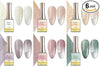 GV328 THR3E STROKES SET OF 6. CANNI 16ml Broken Gold Series Nail Gel Polish: C013-C018