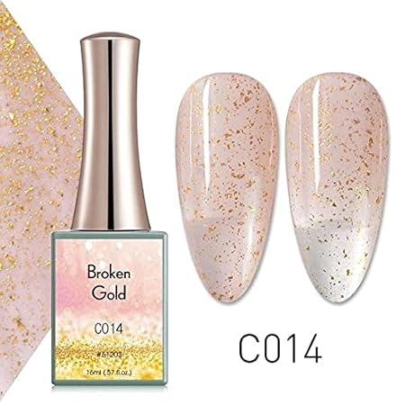 GV328 THR3E STROKES SET OF 6. CANNI 16ml Broken Gold Series Nail Gel Polish: C013-C018