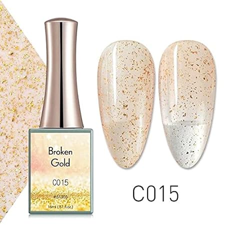 GV328 THR3E STROKES SET OF 6. CANNI 16ml Broken Gold Series Nail Gel Polish: C013-C018