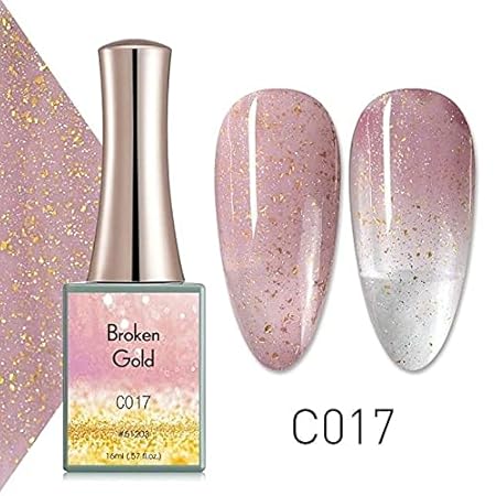 GV328 THR3E STROKES SET OF 6. CANNI 16ml Broken Gold Series Nail Gel Polish: C013-C018