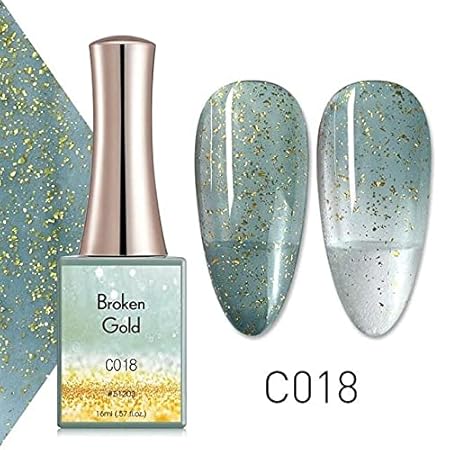 GV328 THR3E STROKES SET OF 6. CANNI 16ml Broken Gold Series Nail Gel Polish: C013-C018