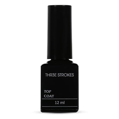 GV339 THR3E STROKES Soak Off UV LED Gel Nail PolishNo Wipe Top Coat (12 ml)