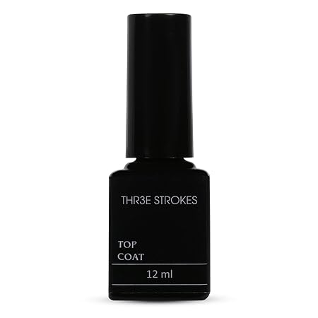 GV339 THR3E STROKES Soak Off UV LED Gel Nail PolishNo Wipe Top Coat (12 ml)