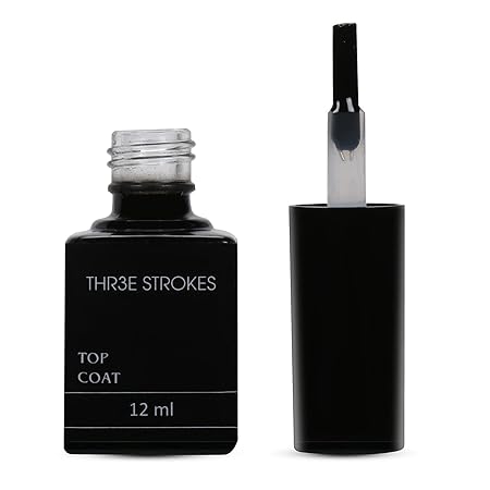GV339 THR3E STROKES Soak Off UV LED Gel Nail PolishNo Wipe Top Coat (12 ml)