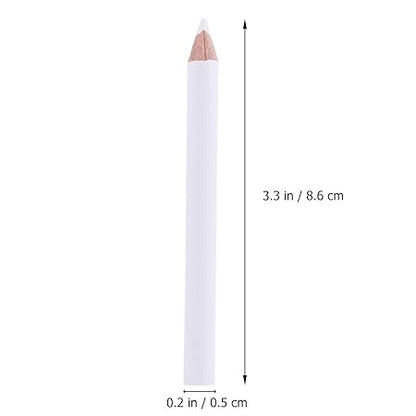 GV341 THR3E STROKES 10Pcs White Rhinestone Picker Dotting Pencil For Picking Up Stones And Nail Things Nail Art Decoration Tools Rhinestones Pickup Wax Pen