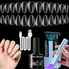 GV391 THR3E STROKES Gel Extension Kit for UV Nail Art - Easy DIY Tips Decoration at Home - Gift for Women (GEL X HALF MATTE KIT A092)