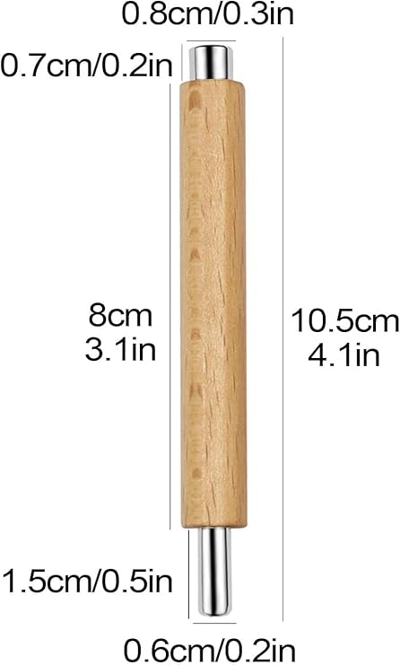 GV402 THR3E STROKES 2 in 1 Nail Magnet, Multifunctional Cat Eye Gel Nail Polish Magnet Pen, 3D Magnetic Nail Polish Stick for Home DIY, Salon, Studio, Nail Art Design Tools (2 IN 1)(BROWN)