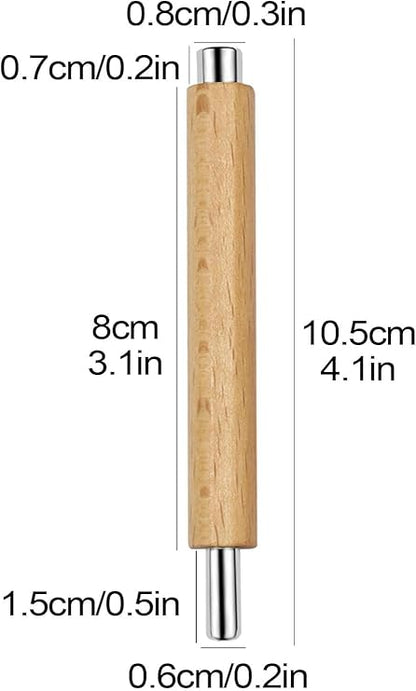 GV402 THR3E STROKES 2 in 1 Nail Magnet, Multifunctional Cat Eye Gel Nail Polish Magnet Pen, 3D Magnetic Nail Polish Stick for Home DIY, Salon, Studio, Nail Art Design Tools (2 IN 1)(BROWN)