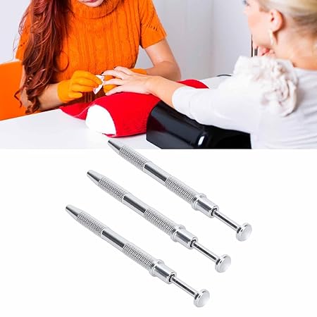 GV414 THR3E STROKES Nail Ombre Brushes, Sponge Holder Pen for Fade Gradient Ombre Nail Art Manicure