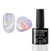 GV429 THR3E STROKES 9D Glitter Cat Eye Gel Magnetic Nail Polish Gel Art Manicure DIY at Home Soak Off UV G-el 7.5ML (CE12, 7.5ML)