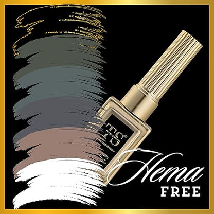 GV449 THR3E STROKES Hema Free Gel Nail Polish Set 6 Colors Gel Polish Manicure Nail Art DIY Home Gifts for Women Girls Rainbow Nails 15ML X 15ML (UV LAMP REQUIRED)(MACHINE SE SUKHENGI) (STONE AGE 43,33,32,31,71,44, 15ml)