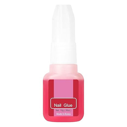 GV454 THR3E STROKES Gel Nail Glue For Artificial Nail Artificial Nail Glue Waterproof Nail Glue For Acrylic nails Professional Nail Art Glue For Fake/False Nails- (package contains 1pcs nail glue of 10grm)