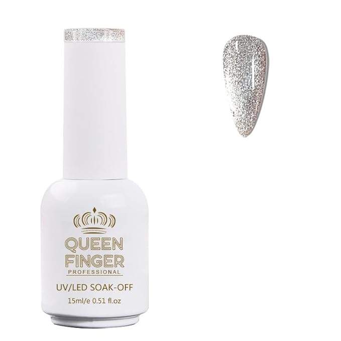 GV478 QUEENFINGER Gel Nail Polish 1 Pcs 15ml Soak Off Spring Gel Polish Nail Art Manicure Salon DIY Gel Nail Design Decoration at Home Uv Nail Lamp Needed (1-100)