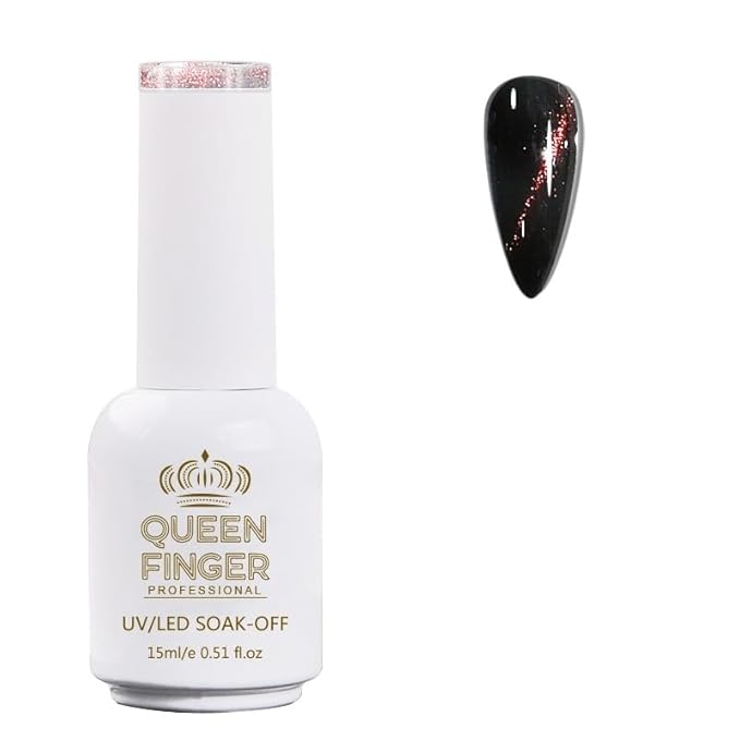 GV484 QUEENFINGER Gel Nail Polish 1 Pcs 15ml Soak Off Spring Gel Polish Nail Art Manicure Salon DIY Gel Nail Design Decoration at Home Uv Nail Lamp Needed (101-143)