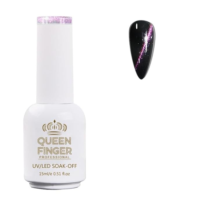 GV484 QUEENFINGER Gel Nail Polish 1 Pcs 15ml Soak Off Spring Gel Polish Nail Art Manicure Salon DIY Gel Nail Design Decoration at Home Uv Nail Lamp Needed (101-143)