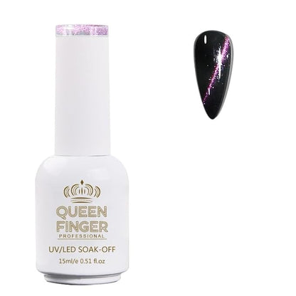 GV484 QUEENFINGER Gel Nail Polish 1 Pcs 15ml Soak Off Spring Gel Polish Nail Art Manicure Salon DIY Gel Nail Design Decoration at Home Uv Nail Lamp Needed (101-143)