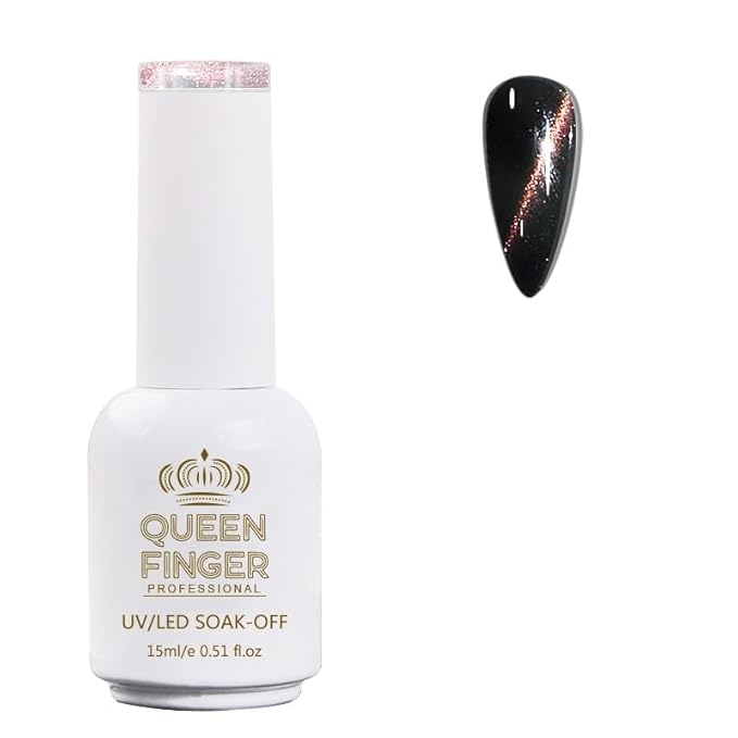 GV484 QUEENFINGER Gel Nail Polish 1 Pcs 15ml Soak Off Spring Gel Polish Nail Art Manicure Salon DIY Gel Nail Design Decoration at Home Uv Nail Lamp Needed (101-143)