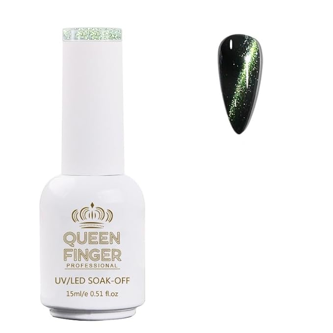 GV484 QUEENFINGER Gel Nail Polish 1 Pcs 15ml Soak Off Spring Gel Polish Nail Art Manicure Salon DIY Gel Nail Design Decoration at Home Uv Nail Lamp Needed (101-143)
