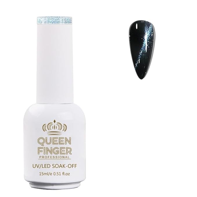 GV484 QUEENFINGER Gel Nail Polish 1 Pcs 15ml Soak Off Spring Gel Polish Nail Art Manicure Salon DIY Gel Nail Design Decoration at Home Uv Nail Lamp Needed (101-143)