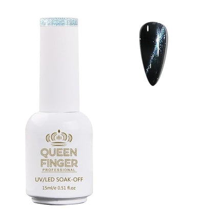GV484 QUEENFINGER Gel Nail Polish 1 Pcs 15ml Soak Off Spring Gel Polish Nail Art Manicure Salon DIY Gel Nail Design Decoration at Home Uv Nail Lamp Needed (101-143)