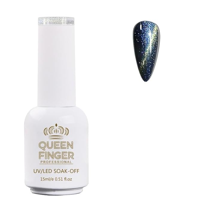 GV484 QUEENFINGER Gel Nail Polish 1 Pcs 15ml Soak Off Spring Gel Polish Nail Art Manicure Salon DIY Gel Nail Design Decoration at Home Uv Nail Lamp Needed (101-143)