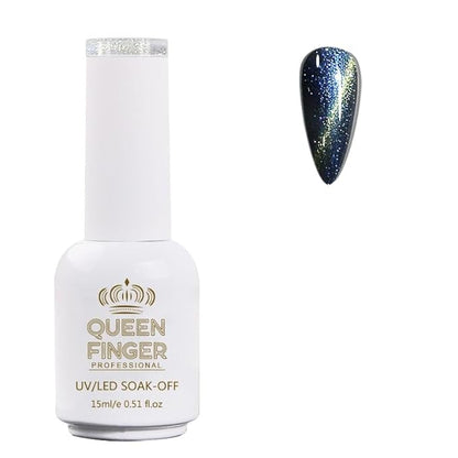 GV484 QUEENFINGER Gel Nail Polish 1 Pcs 15ml Soak Off Spring Gel Polish Nail Art Manicure Salon DIY Gel Nail Design Decoration at Home Uv Nail Lamp Needed (101-143)