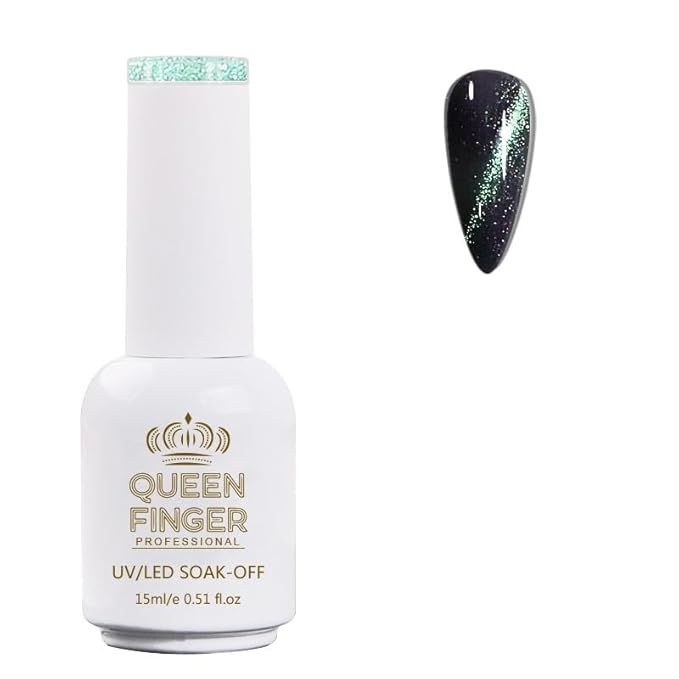 GV484 QUEENFINGER Gel Nail Polish 1 Pcs 15ml Soak Off Spring Gel Polish Nail Art Manicure Salon DIY Gel Nail Design Decoration at Home Uv Nail Lamp Needed (101-143)