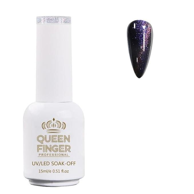 GV484 QUEENFINGER Gel Nail Polish 1 Pcs 15ml Soak Off Spring Gel Polish Nail Art Manicure Salon DIY Gel Nail Design Decoration at Home Uv Nail Lamp Needed (101-143)