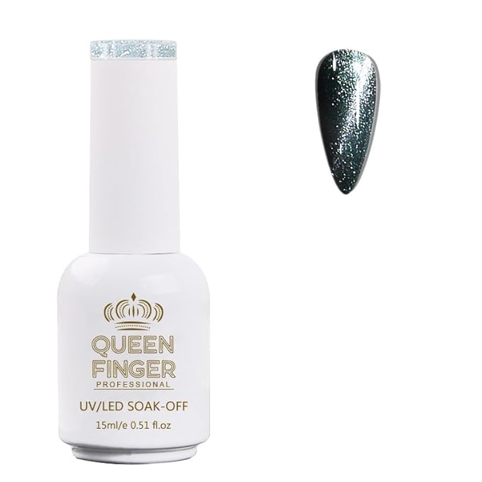 GV484 QUEENFINGER Gel Nail Polish 1 Pcs 15ml Soak Off Spring Gel Polish Nail Art Manicure Salon DIY Gel Nail Design Decoration at Home Uv Nail Lamp Needed (101-143)