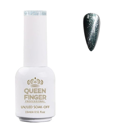 GV484 QUEENFINGER Gel Nail Polish 1 Pcs 15ml Soak Off Spring Gel Polish Nail Art Manicure Salon DIY Gel Nail Design Decoration at Home Uv Nail Lamp Needed (101-143)