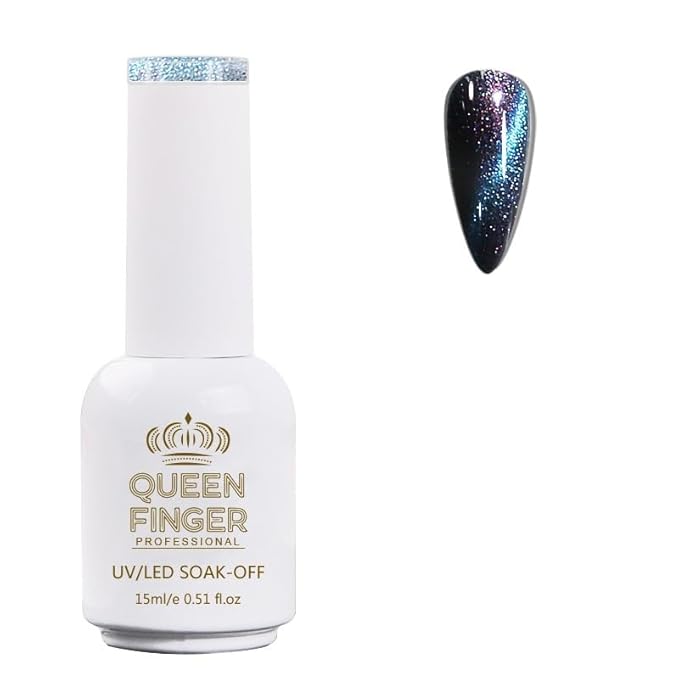 GV484 QUEENFINGER Gel Nail Polish 1 Pcs 15ml Soak Off Spring Gel Polish Nail Art Manicure Salon DIY Gel Nail Design Decoration at Home Uv Nail Lamp Needed (101-143)