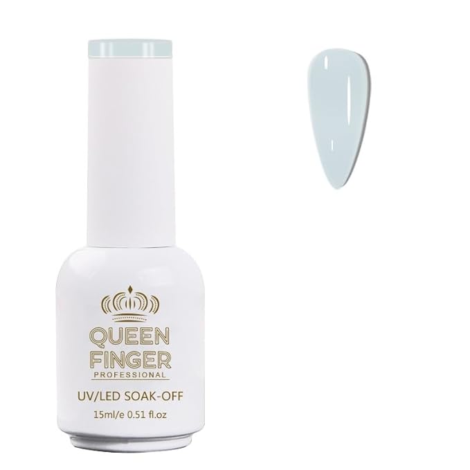 GV478 QUEENFINGER Gel Nail Polish 1 Pcs 15ml Soak Off Spring Gel Polish Nail Art Manicure Salon DIY Gel Nail Design Decoration at Home Uv Nail Lamp Needed (1-100)