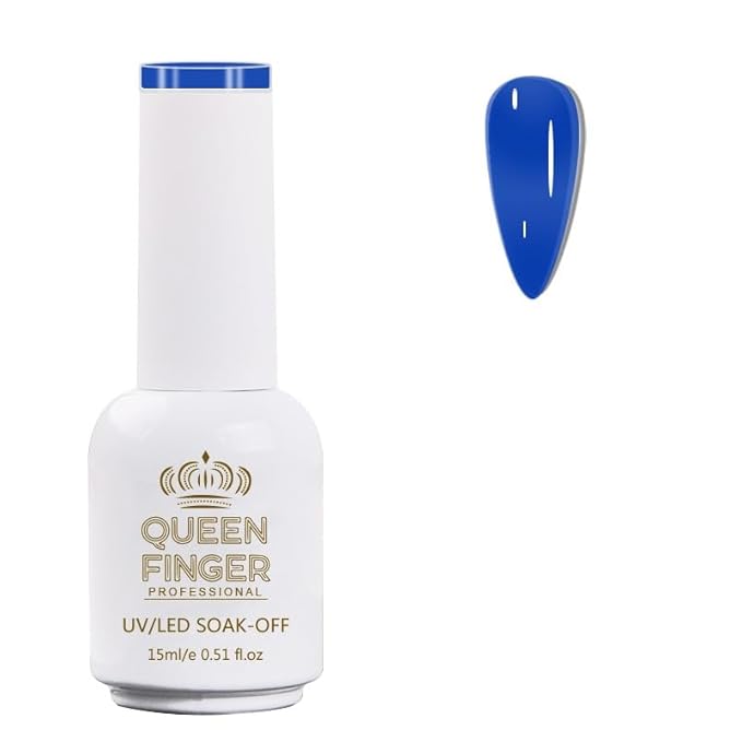 GV478 QUEENFINGER Gel Nail Polish 1 Pcs 15ml Soak Off Spring Gel Polish Nail Art Manicure Salon DIY Gel Nail Design Decoration at Home Uv Nail Lamp Needed (1-100)