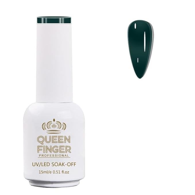 GV478 QUEENFINGER Gel Nail Polish 1 Pcs 15ml Soak Off Spring Gel Polish Nail Art Manicure Salon DIY Gel Nail Design Decoration at Home Uv Nail Lamp Needed (1-100)