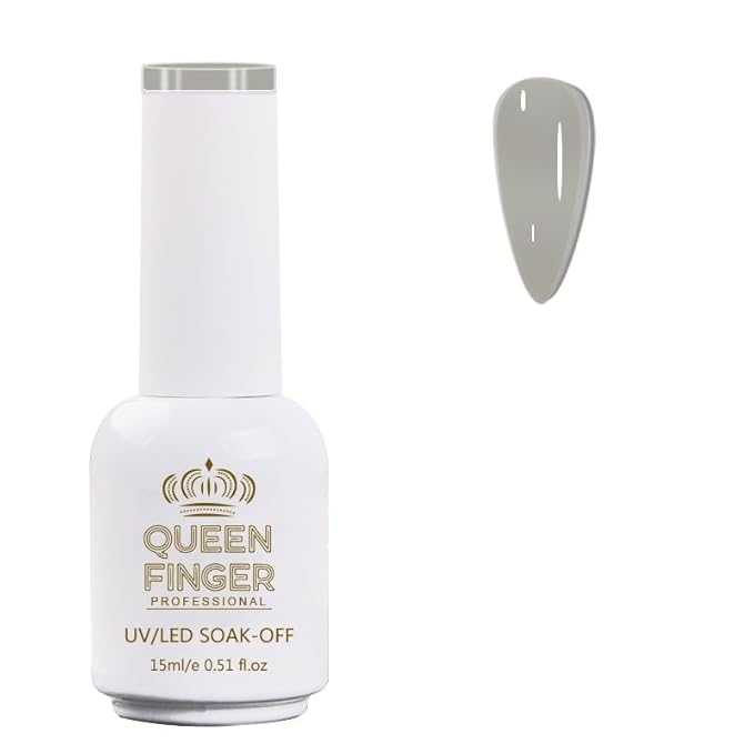 GV478 QUEENFINGER Gel Nail Polish 1 Pcs 15ml Soak Off Spring Gel Polish Nail Art Manicure Salon DIY Gel Nail Design Decoration at Home Uv Nail Lamp Needed (1-100)
