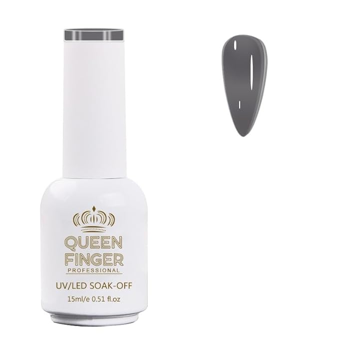 GV478 QUEENFINGER Gel Nail Polish 1 Pcs 15ml Soak Off Spring Gel Polish Nail Art Manicure Salon DIY Gel Nail Design Decoration at Home Uv Nail Lamp Needed (1-100)