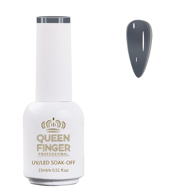 GV478 QUEENFINGER Gel Nail Polish 1 Pcs 15ml Soak Off Spring Gel Polish Nail Art Manicure Salon DIY Gel Nail Design Decoration at Home Uv Nail Lamp Needed (1-100)